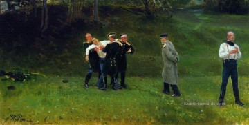 das Duell 1897 Ilja Repin Ölgemälde